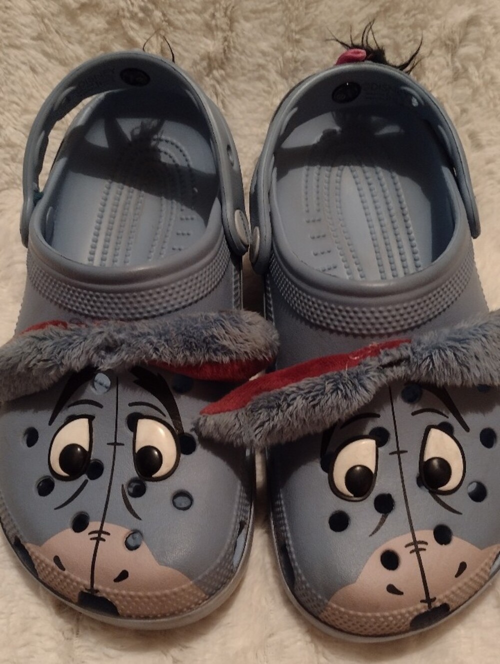 Eeyore Crocs Clogs Disney Men's 5 Women's 7